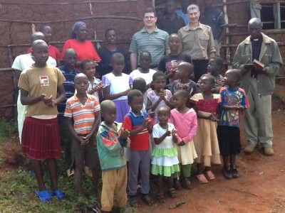 Pastor Moline and Bob Wurl in Kenya